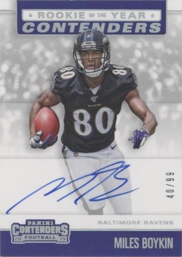 2019 Panini Contenders Miles Boykin #RYA-MB