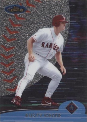 2000 Topps Finest - Rusty Greer #8