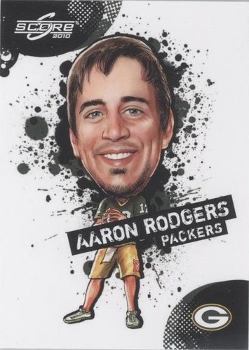 2010 Score Aaron Rodgers #1