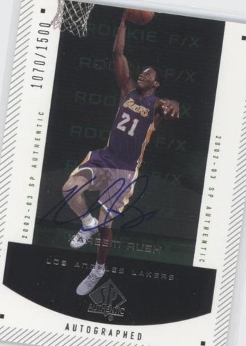 2002-03 SP Authentic - Kareem Rush #161