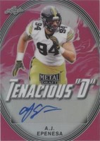 2020 Leaf Metal Draft A. J. Epenesa #TD-AJE
