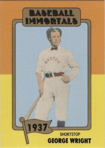 1980-87 SSPC Baseball Immortals - George Wright #12