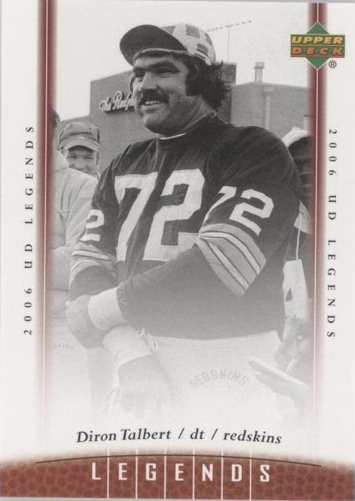 2006 UD Legends Diron Talbert #60