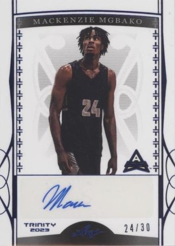 2022-23 Leaf Trinity - Mackenzie Mgbako #BA-MM1