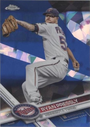 2017 Topps Chrome Sapphire Edition - Ryan Pressly #568