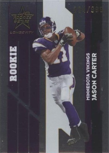 2006 Leaf Rookies & Stars Longevity Jason Carter #129