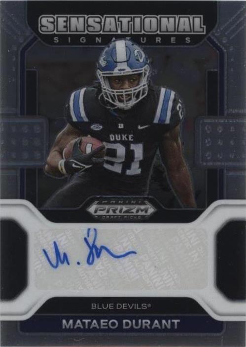 2023 Panini Chronicles Draft Picks Mataeo Durant #SS-MDU