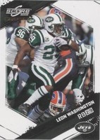 2009 Score Inscriptions Leon Washington #207
