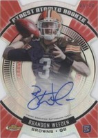 2012 Topps Finest Brandon Weeden #FARA-BW