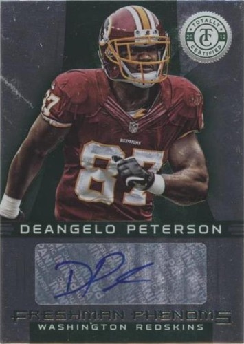 2012 Totally Certified Deangelo Peterson #122