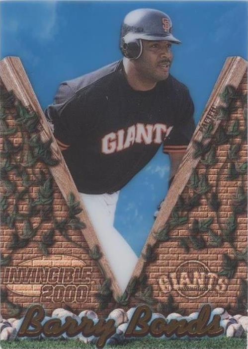 2000 Pacific Invincible - Barry Bonds #128