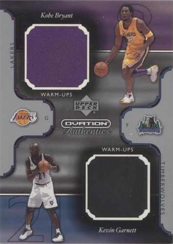 2002-03 Upper Deck Ovation - Kobe Bryant/Kevin Garnett #KB/KG