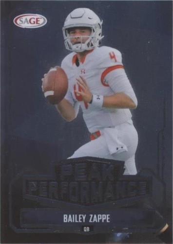 2022 SAGE Low Series Bailey Zappe #PK-BZ