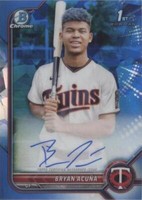 2022 Bowman Sapphire Edition - Bryan Acuna #BSPA-BA