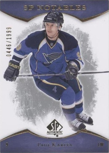 2007-08 SP Authentic - Paul Kariya #108