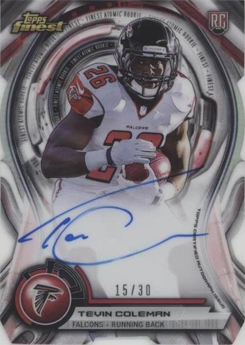 2015 Topps Finest Tevin Coleman #RADC-20