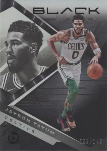 2021-22 Panini Black - Jayson Tatum #12
