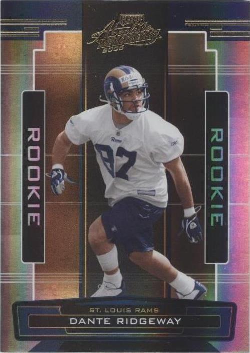 2005 Playoff Absolute Memorabilia Dante Ridgeway #184