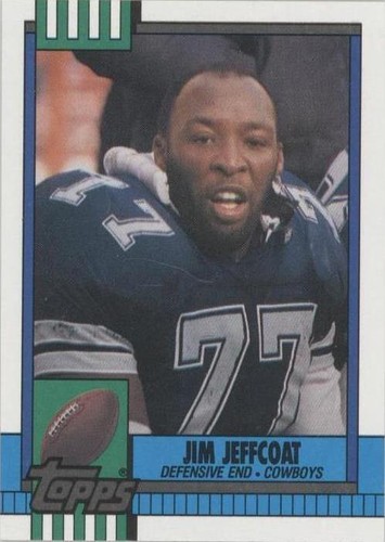 1990 Topps Jim Jeffcoat #491