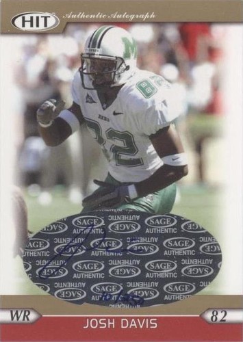 2005 SAGE Hit Josh Davis #A29