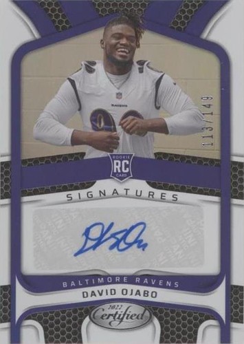 2022 Panini Certified David Ojabo #RS-DO