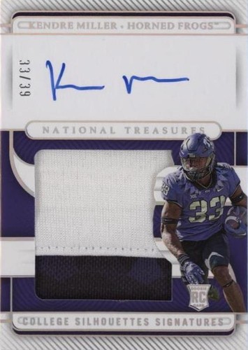 2023 Panini National Treasures Collegiate Kendre Miller #CSS-KM