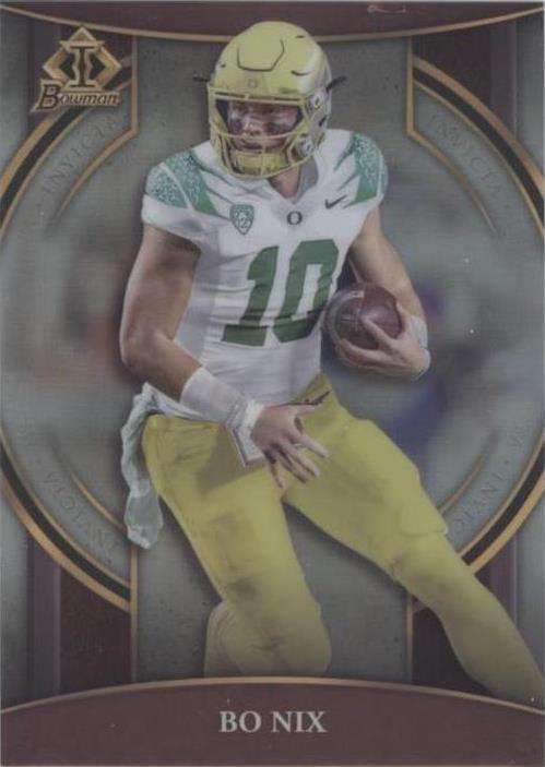 2022 Bowman University Chrome Bo Nix #BI-19