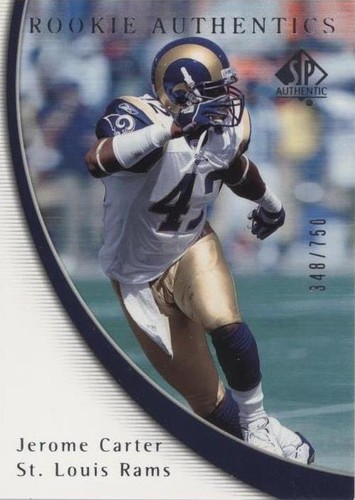 2005 SP Authentic Jerome Carter #133