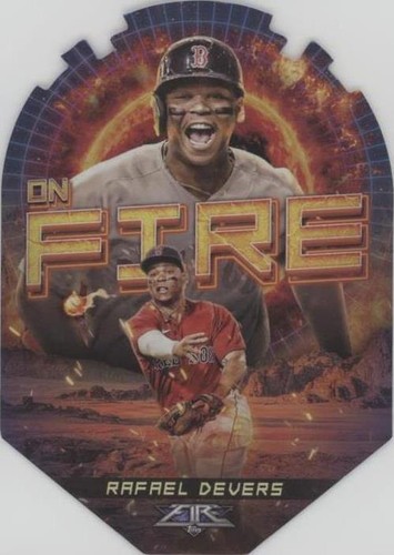 2022 Topps Fire - Rafael Devers #EF-14