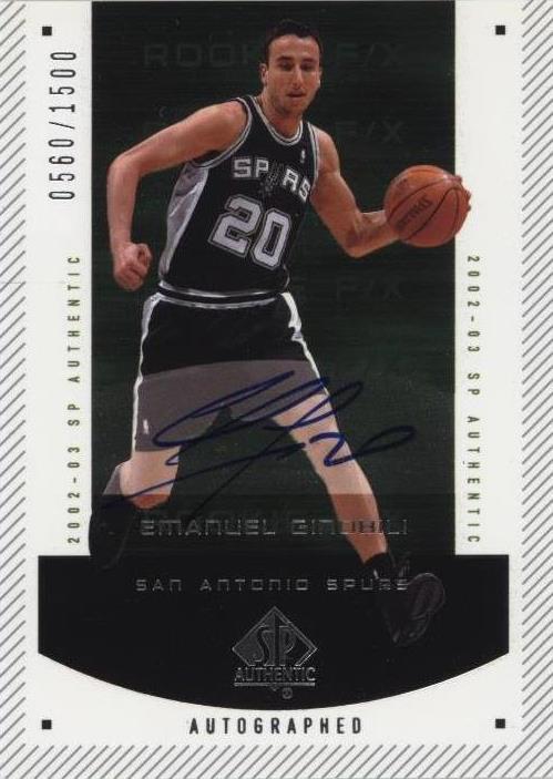 Auténtico SP 2002-03 - Manu Ginóbili #172