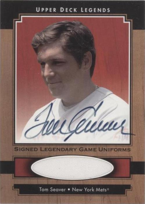Upper Deck Legends 2001 - Tom Seaver #SJ-TS