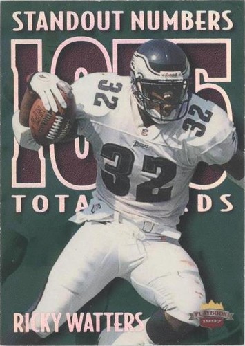 1997 Score Board Playbook Ricky Watters #SN17