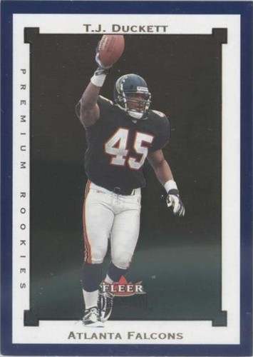 2002 Fleer Premium T.J. Duckett #143