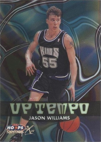 スポーツ選手 Skybox APEX CUTTING EDGE JASON WILLIAMS 1999-00 Skybox Apex Cutting Edge Jason Williams Sacramento
