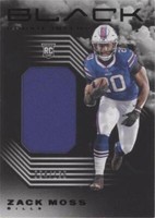 2020 Panini Black Zack Moss #RI26