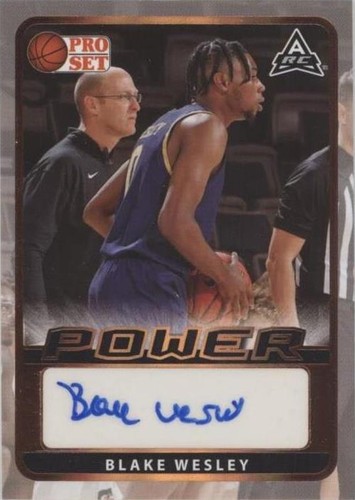 2021-22 Leaf Pro Set Power - Blake Wesley #BA-BW1