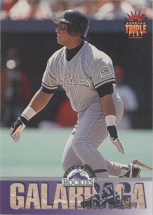 Donruss Triple Play 1994 - Andrés Galarraga #223