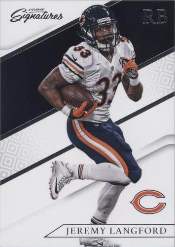 2016 Panini Prime Signatures Jeremy Langford #144