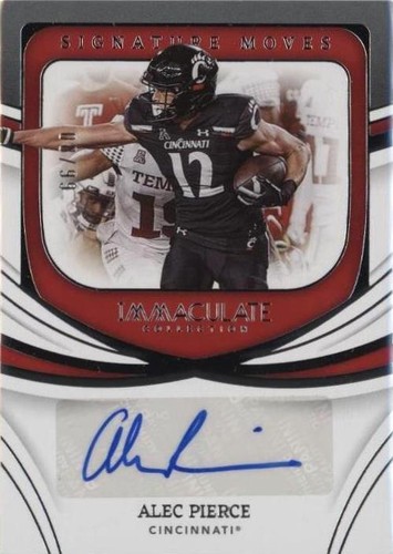 2022 Panini Immaculate Collection Collegiate Alec Pierce #SM-API