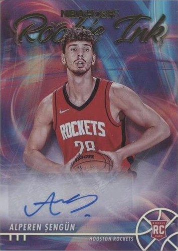 Alperen sengun サイン入り NBA Hoopsカード 2024-25 Panini NBA Hoops ALPEREN SENGUN Rookie Remembrance