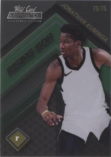 2021-22 Wild Card Alumination - Jonathan Kuminga #RS-11