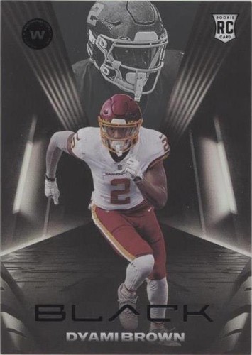 2021 Panini Black Dyami Brown #128