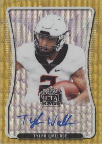 2021 Leaf Metal Draft Tylan Wallace #BAP-TW1