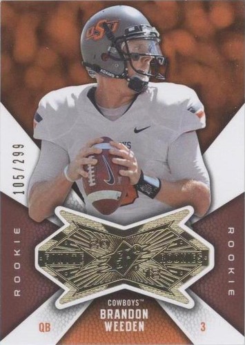 2012 SPx Brandon Weeden #F-BW