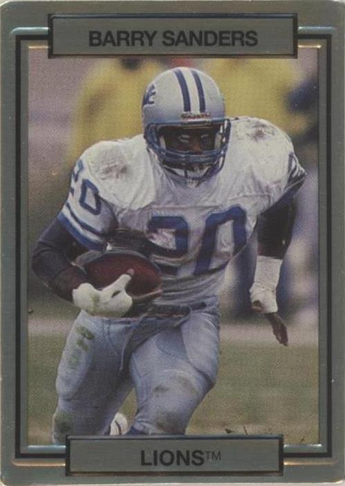 Barry Sanders #78 1990 lleno de acción
