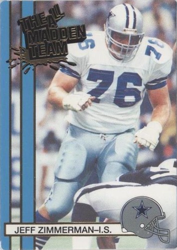 1990 Action Packed The All-Madden Team Jeff Zimmerman #23