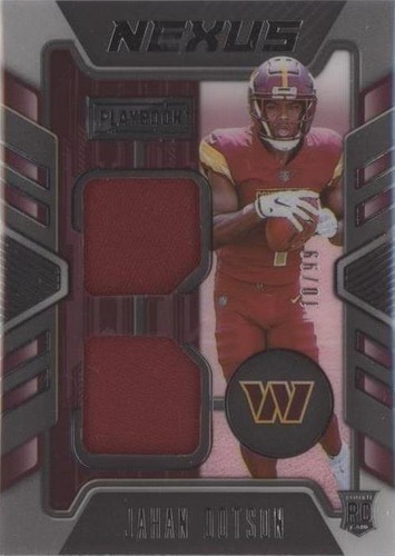 2022 Panini Playbook Jahan Dotson #NJ-10