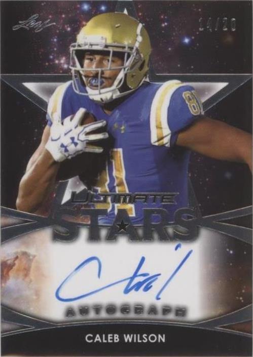 2019 Leaf Ultimate Caleb Wilson #SA-CW1