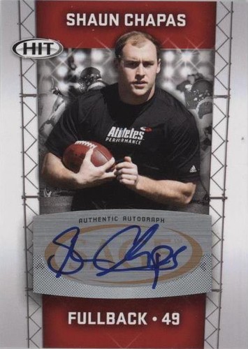 2011 SAGE Hit Shaun Chapas #A29