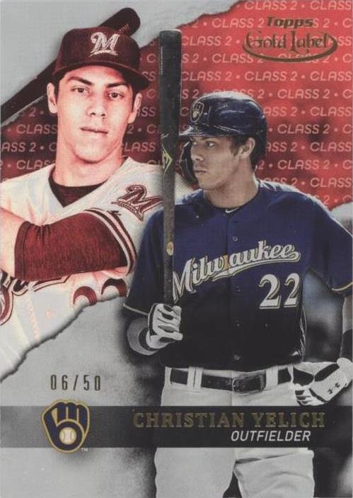 2020 Topps Gold Label - Christian Yelich #52